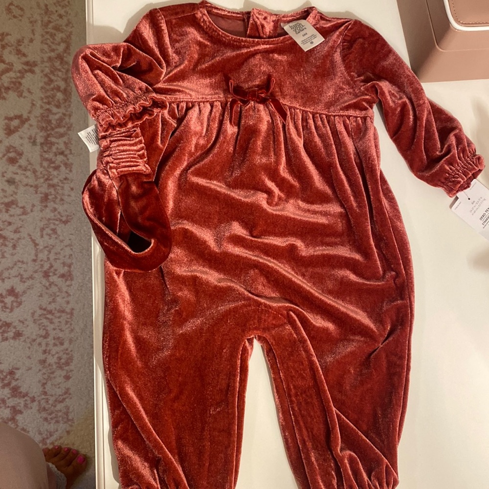 New velvet onesie